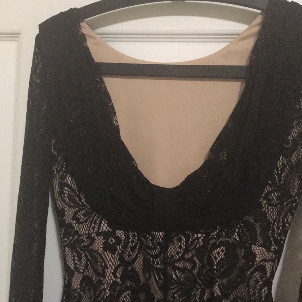 Mystic lace long sleeve dress bodycon dress size M - Picture 5 of 6